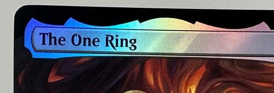 The One Ring - Extended Art Foil - LOTR Tales of Middle Earth