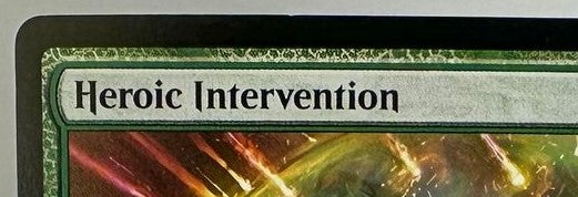 Heroic Intervention - Forgotten Realms Commander - Proxy