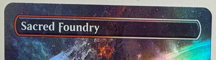 Sacred Foundry - Foil - Unfinity
