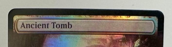 Ancient Tomb - Borderless Foil - Ultimate Box Topper