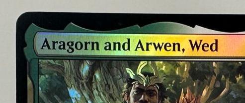 Aragorn and Arwen, Wed - FOIL LOTR IntoProxyVerse Aragorn and Arwen, Wed - FOIL LOTR IntoProxyVerse