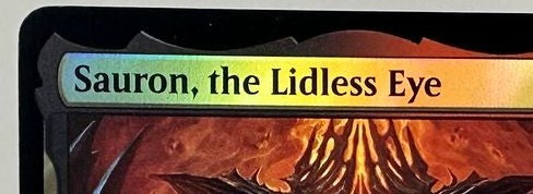 Sauron, The Lidless Eye - Foil - LOTR Tales of Middle-Earth