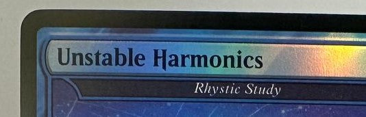 Unstable Harmonics (Rhystic Study) - Foil - Secret Lair Drop