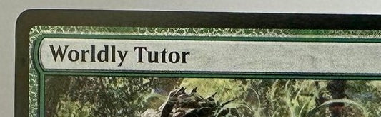 Worldly Tutor - Commander Collection: Green